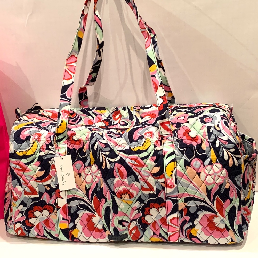 Duffel Bag Travel Weekend Bag Vera Bradley Mod Paisley Pattern New with Tags